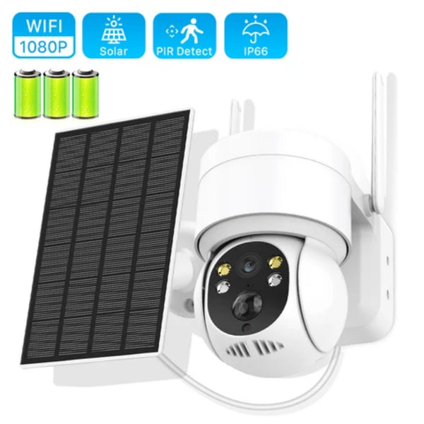 Solar Powered Wireless Security Camera With Motion Sensor