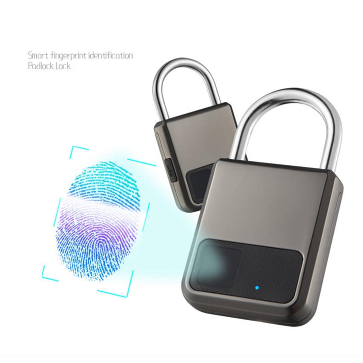 Smart Waterproof Keyless Padlock With Fingerprint Recognition - My Fortress Online