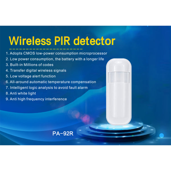 Wireless Infrared Motion Sensor for Home Alarm System