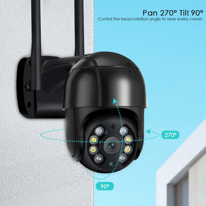 4K 8MP Wireless Outdoor Security Camera With AI Tracking - My Fortress Online