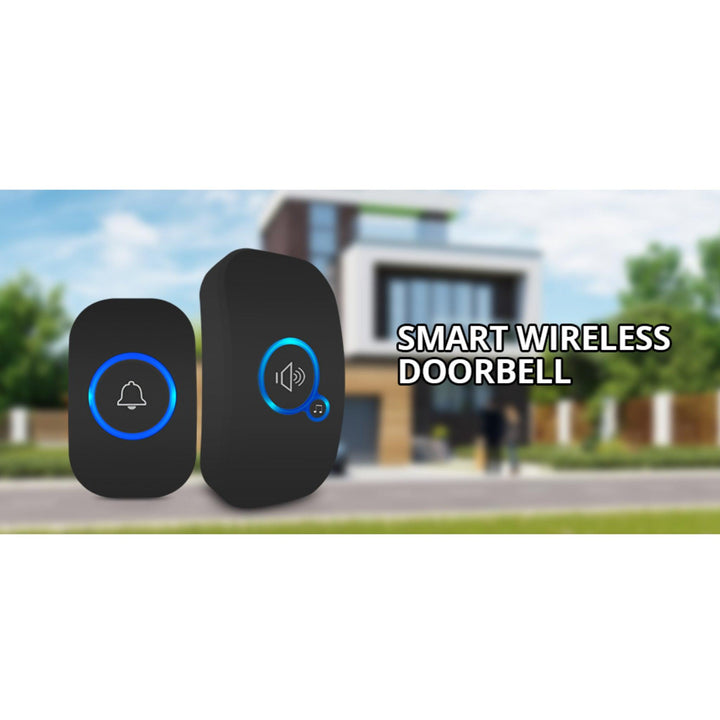Wireless Smart Doorbell With Home Security Alarm, 32 Songs and Waterproof Button easy Installation - My Fortress Online