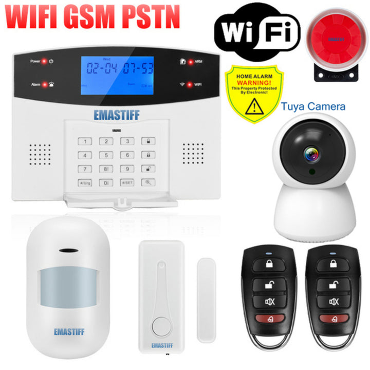 Wired / Wireless Home Security Alarm System Kit With Remote Control - My Fortress Online