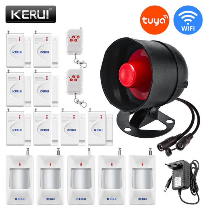 Smart Remote Control Operated Wireless Security Alarm System With Motion Detector and Door Sensor - My Fortress Online