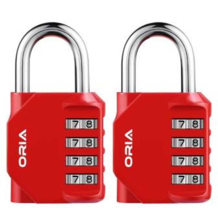 4 Digit Combination Dust and Waterproof Padlock - 2PCS - My Fortress Online