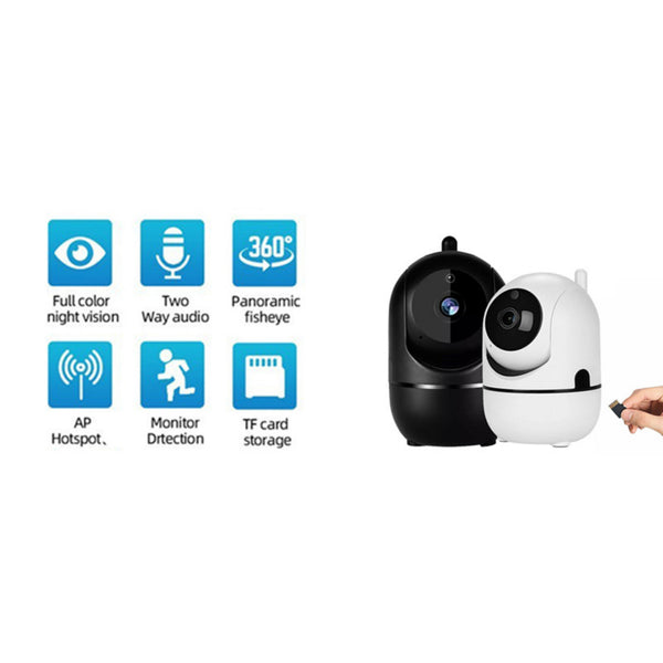 Wireless Home and Office Surveillance Camera With Night Vision