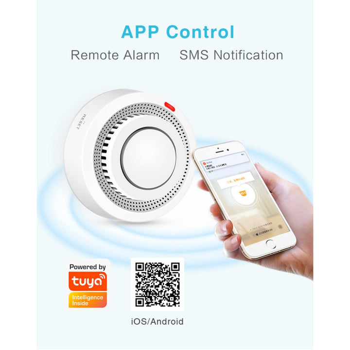 Wireless Smoke Alarm Google Assistant Compatible - My Fortress Online
