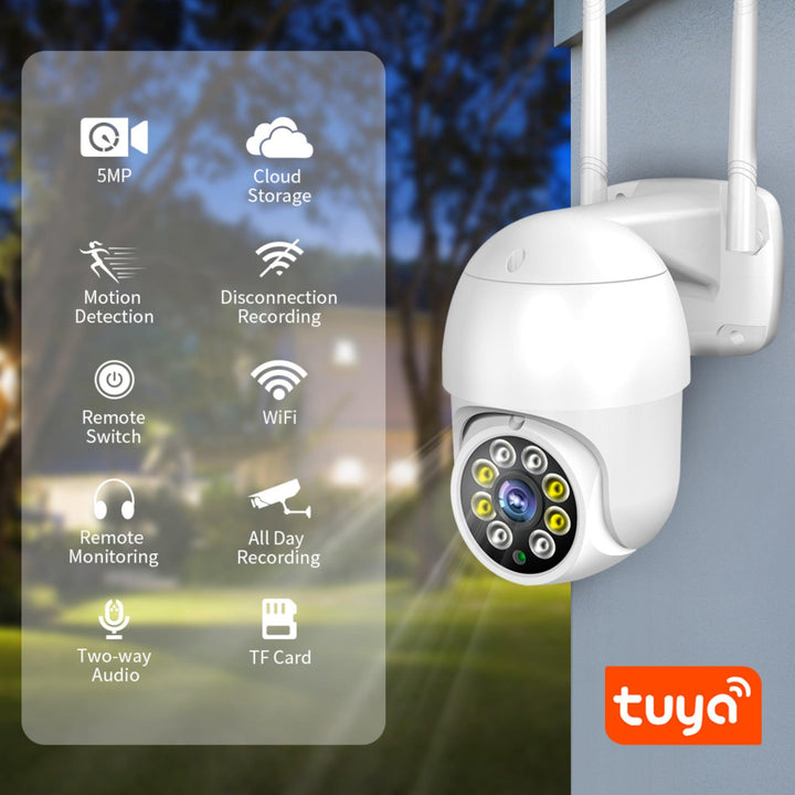 Outdoor Wireless Surveillance Camera With AI Human Detection - My Fortress Online